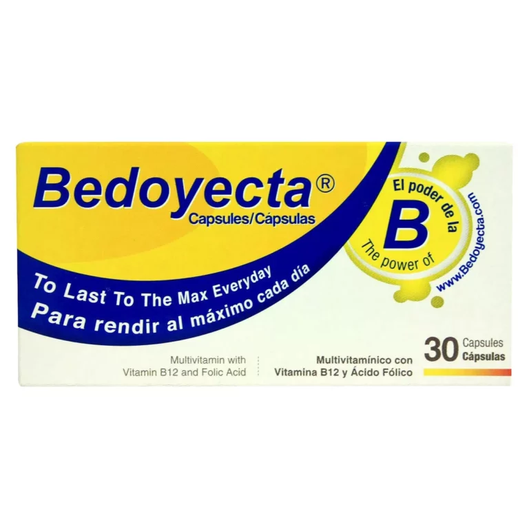 Bedoyecta Multivitamin Capsules: What You Need to Know