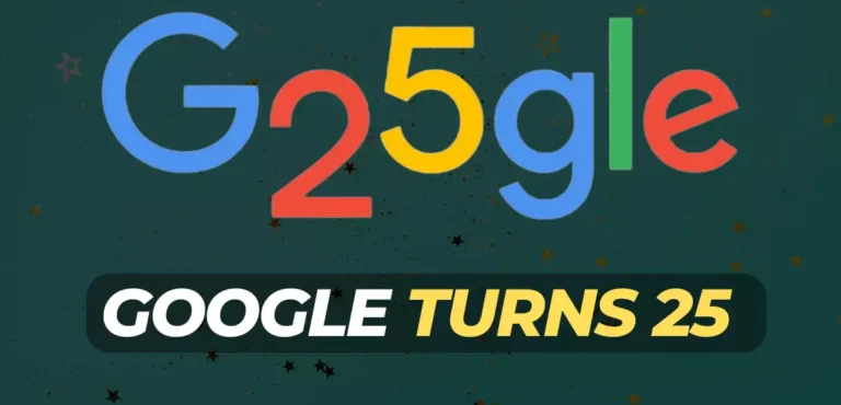 Celebrating Google’s 25th Anniversary: A Look Back at Its Revolutionary Journey