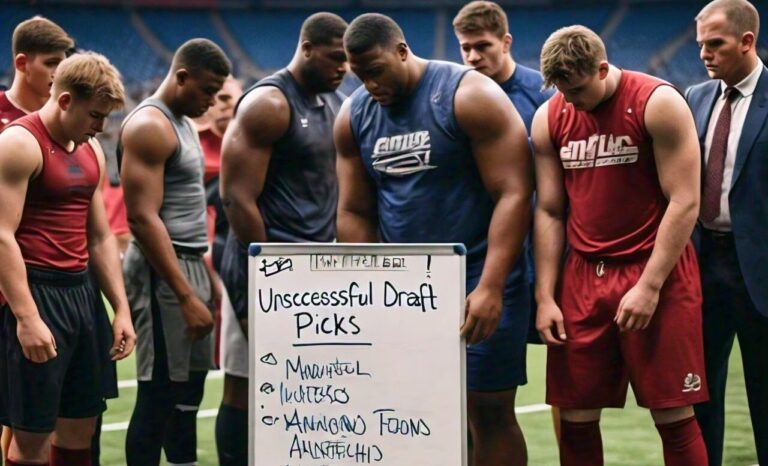 Unsuccessful Draft Picks: Learning from Mistakes in Sports