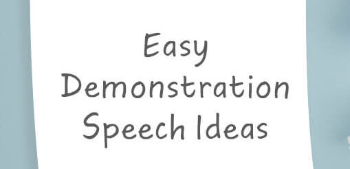 Demonstration Speech Ideas