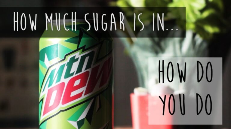 How Many Grams of Sugar Are in Mountain Dew