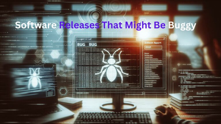 Software Releases That Might Be Buggy