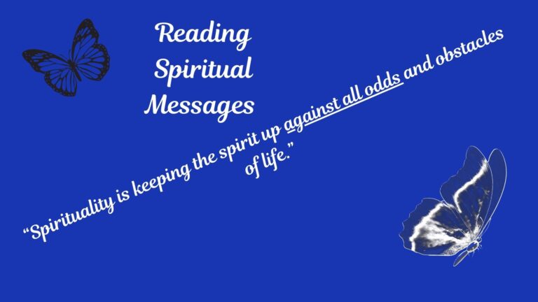 Reading Spiritual Messages