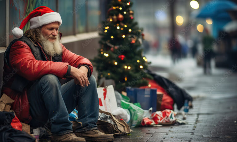 Homeless People on Christmas